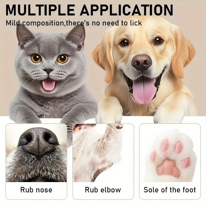 Dog Nose and Paw Balm Dog Paw Cream Cats Dogs Paw Protector Cream Pet Feet Moisturizer Pet Crack Feet Repair Pet Accessories - ks - store