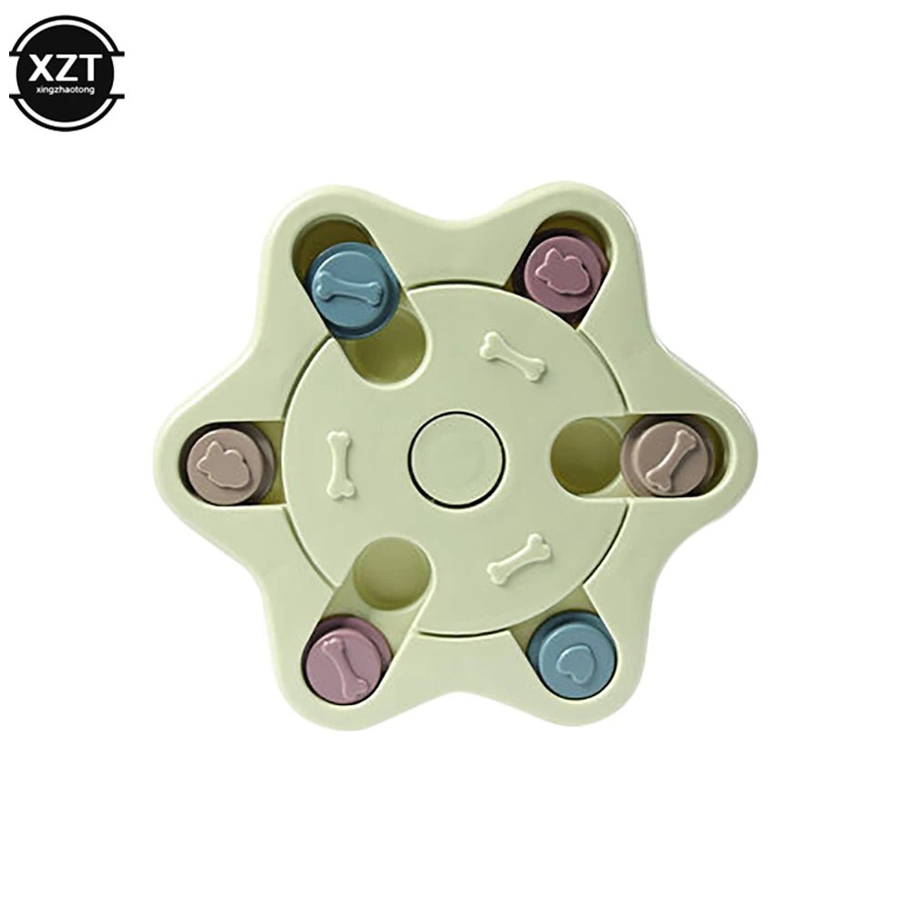 Pet Dog Puzzle Toys Slow Feeder Interactive Increase Puppy IQ Food Dispenser Slowly Eating NonSlip Bowl Cat Dogs Training Game - ks - store