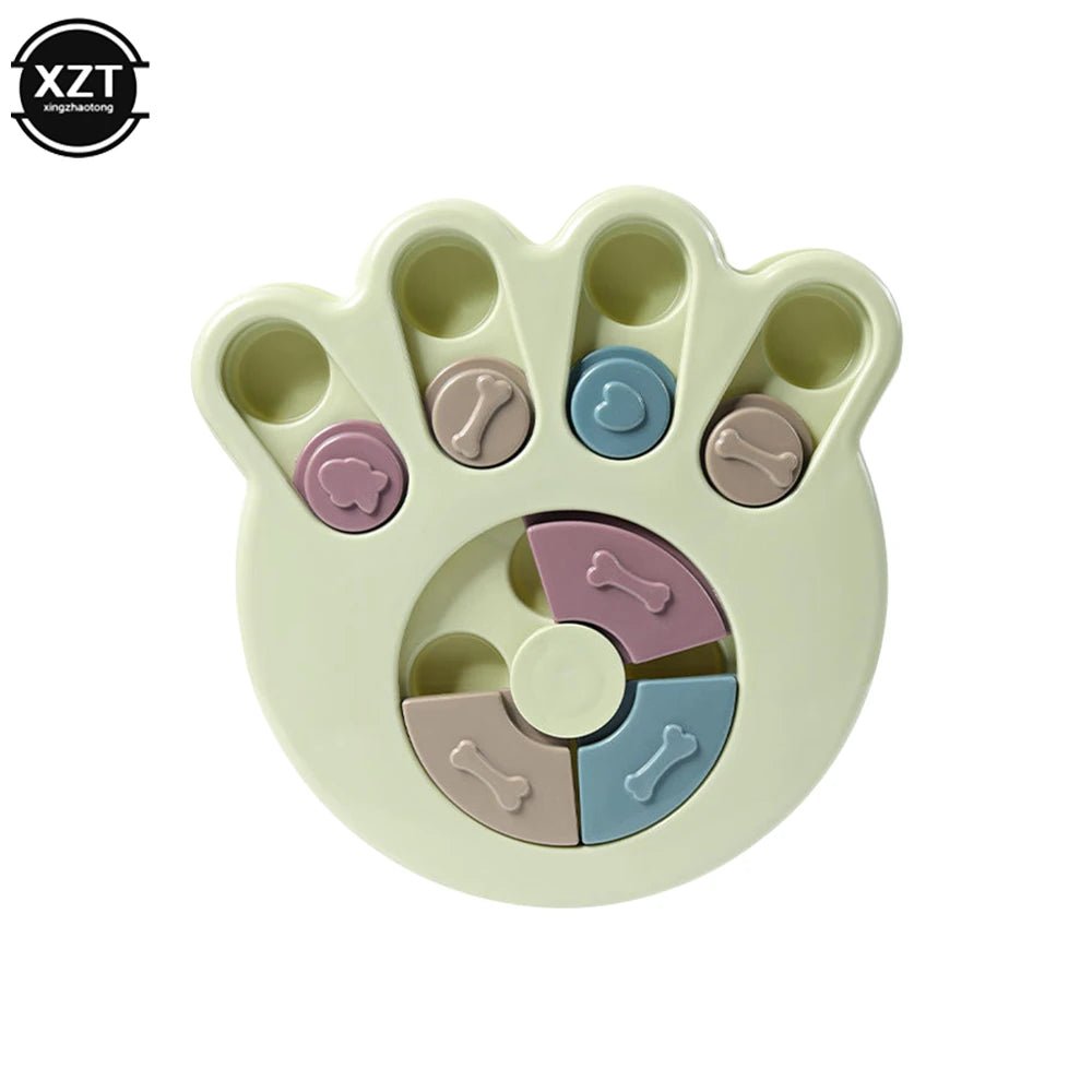Pet Dog Puzzle Toys Slow Feeder Interactive Increase Puppy IQ Food Dispenser Slowly Eating NonSlip Bowl Cat Dogs Training Game - ks - store