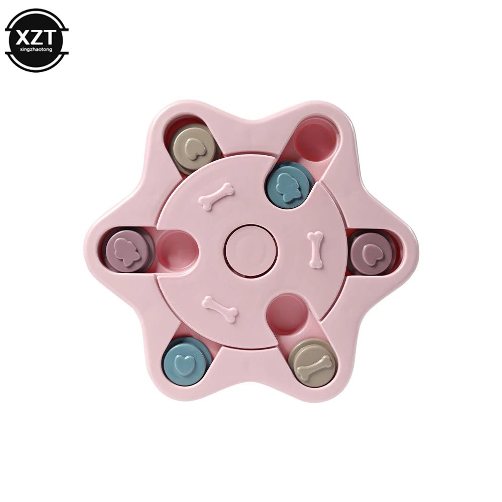 Pet Dog Puzzle Toys Slow Feeder Interactive Increase Puppy IQ Food Dispenser Slowly Eating NonSlip Bowl Cat Dogs Training Game - ks - store