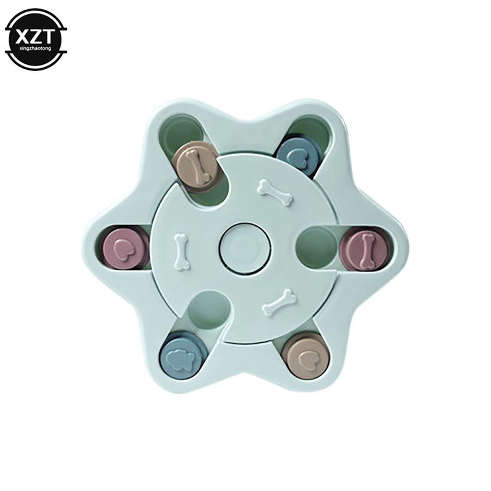 Pet Dog Puzzle Toys Slow Feeder Interactive Increase Puppy IQ Food Dispenser Slowly Eating NonSlip Bowl Cat Dogs Training Game - ks - store