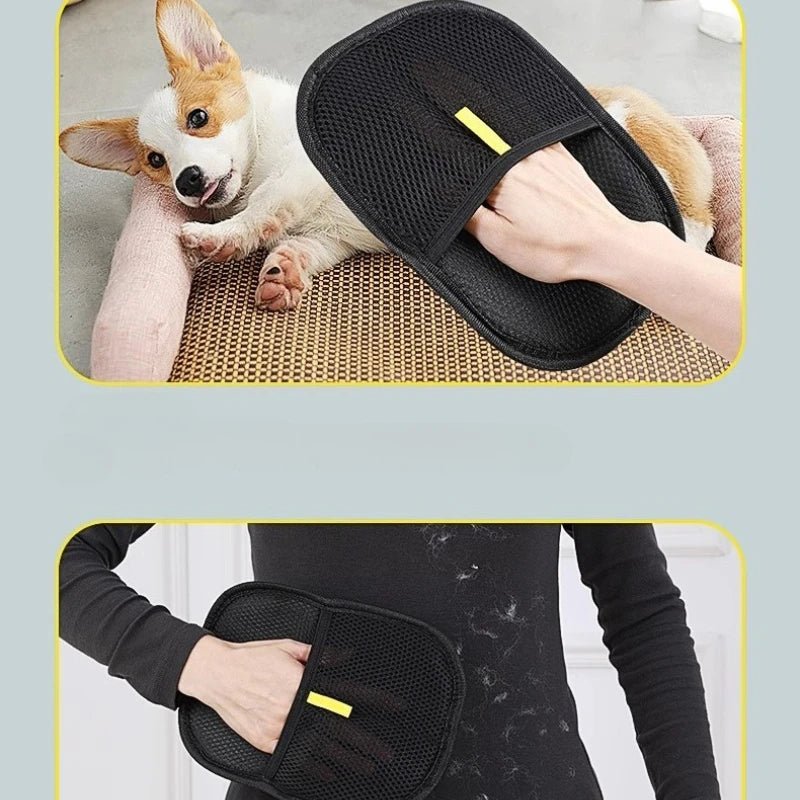 Pet Hair Remover Portable Washable Clothes Hair Dehairing Gloves Pet Cleaning Products Pet Accessories - ks - store