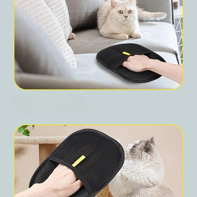 Pet Hair Remover Portable Washable Clothes Hair Dehairing Gloves Pet Cleaning Products Pet Accessories - ks - store