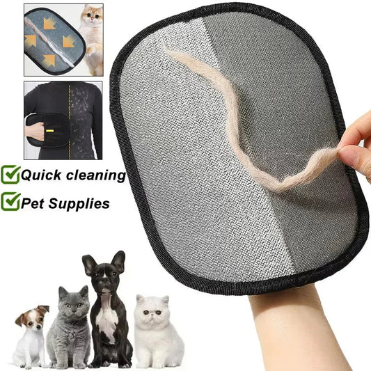 Pet Hair Remover Portable Washable Clothes Hair Dehairing Gloves Pet Cleaning Products Pet Accessories - ks - store