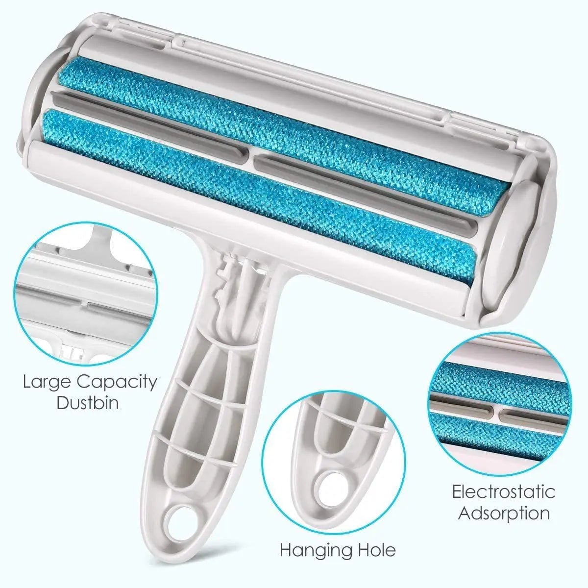 Pet Hair Remover Roller - Dog & Cat Fur Remover with Self - Cleaning Base - Efficient Animal Hair Removal Tool - Perfect for Furni - ks - store