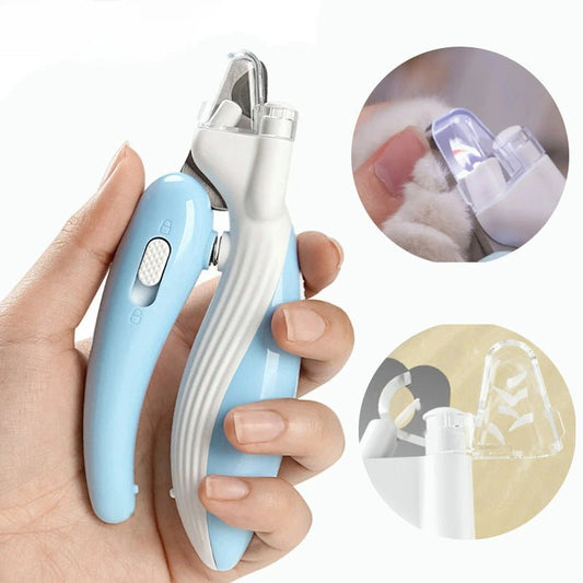 Professional Pet Nail Clippers with Led Light Pet Claw Grooming Scissors for Dogs Cats Small Animals Paw Nail Trimmer Pet Supply - ks - store