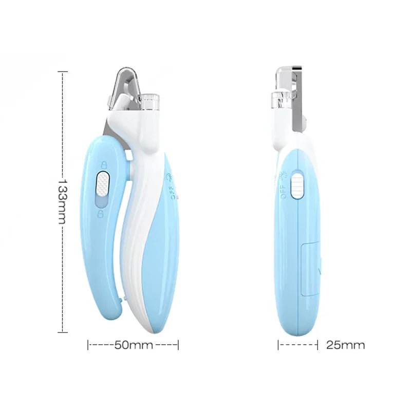 Professional Pet Nail Clippers with Led Light Pet Claw Grooming Scissors for Dogs Cats Small Animals Paw Nail Trimmer Pet Supply - ks - store